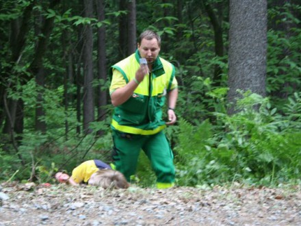 Vorschaubild 27 vom Album Spektakuläre Übung des Grünen Kreuzes mit der Feuerwehr St. Stefan ob Stainz
