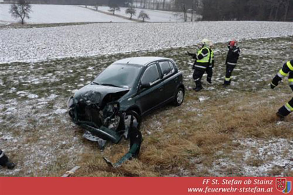 Symbolfoto zum Artikel: Verkehrsunfall 04.02.2012 in St. Stefan