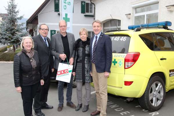 Symbolfoto zum Artikel: WKO Präsident Ing. Herk besucht das Grüne Kreuz Steiermark